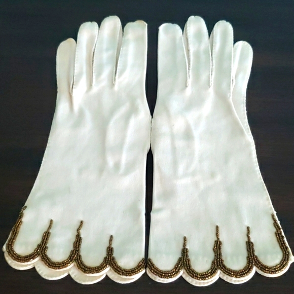 Vintage 50's dress gloves / 8 - Picture 4 of 6